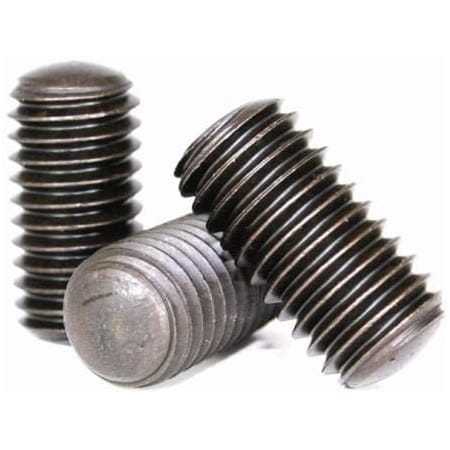 Socket Set Screw, Oval Point, 4-40 X 3/4, Alloy Steel, Black Oxide, Hex Socket , 100PK